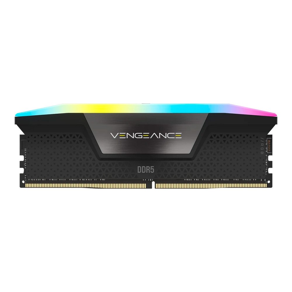 Memória RAM Corsair Vengeance, RGB, 32GB (2x16GB), 6000MHz, DDR5, CL38, Intel XMP, Preto - CMH32GX5M2B6000C38 - view 2