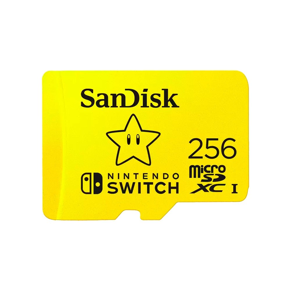 Cartão De Memória SanDisk, 256GB, MicroSD Classe 10, 100MB/s Nintendo Switch - SDSQXAO-256G-GNCZN