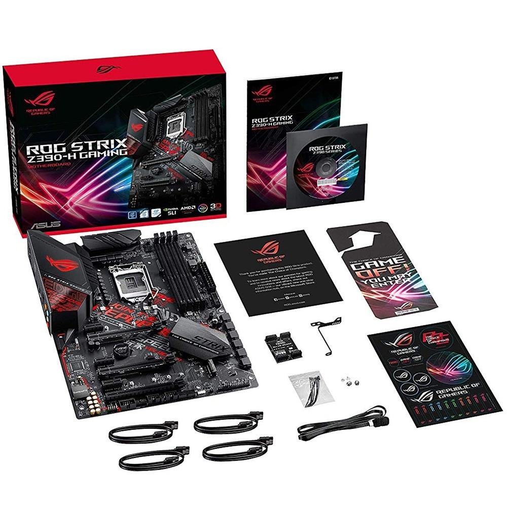 Placa-Mãe Asus para Intel ROG STRIX Z390-H GAMING| KaBuM!
