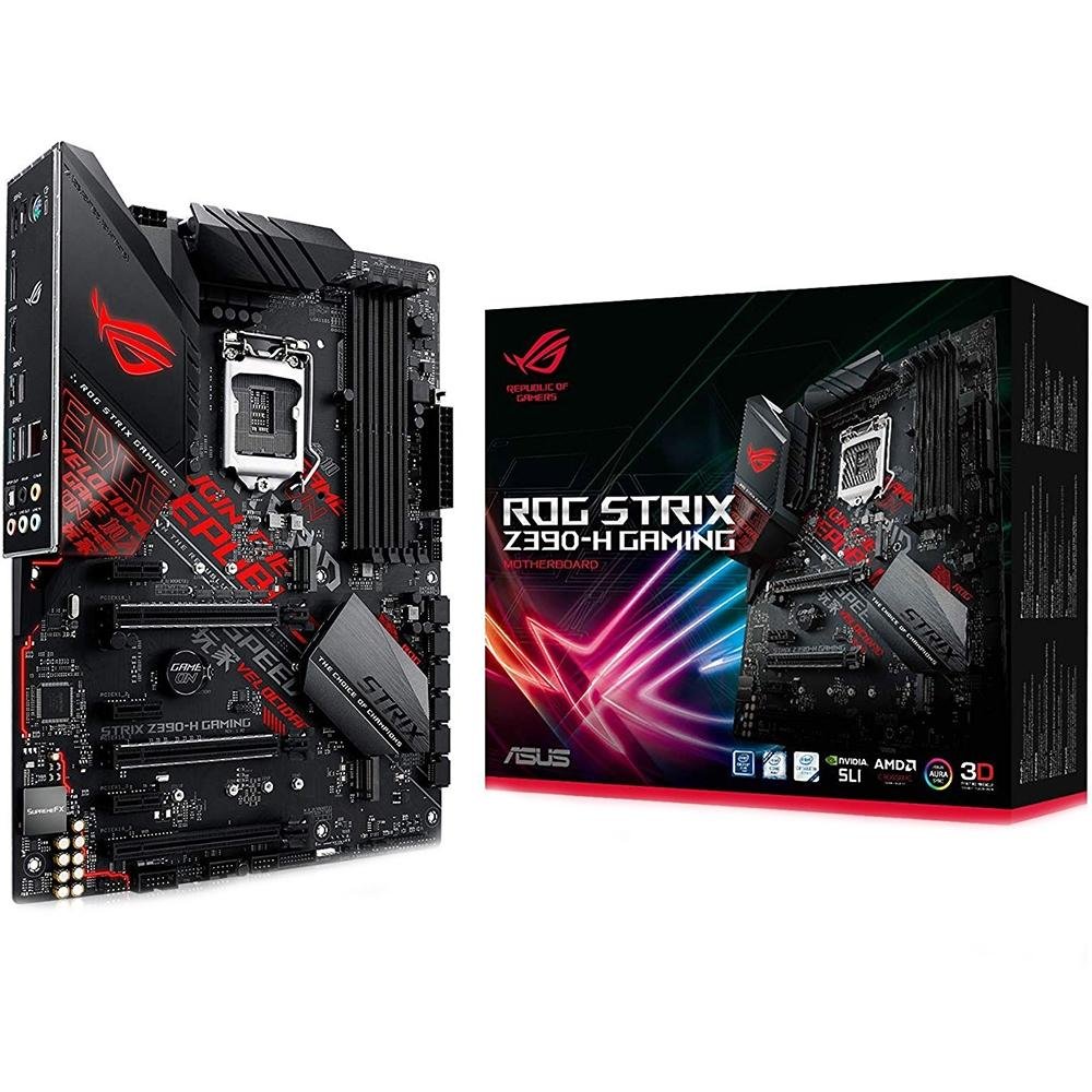 Placa-Mãe Asus para Intel ROG STRIX Z390-H GAMING| KaBuM!