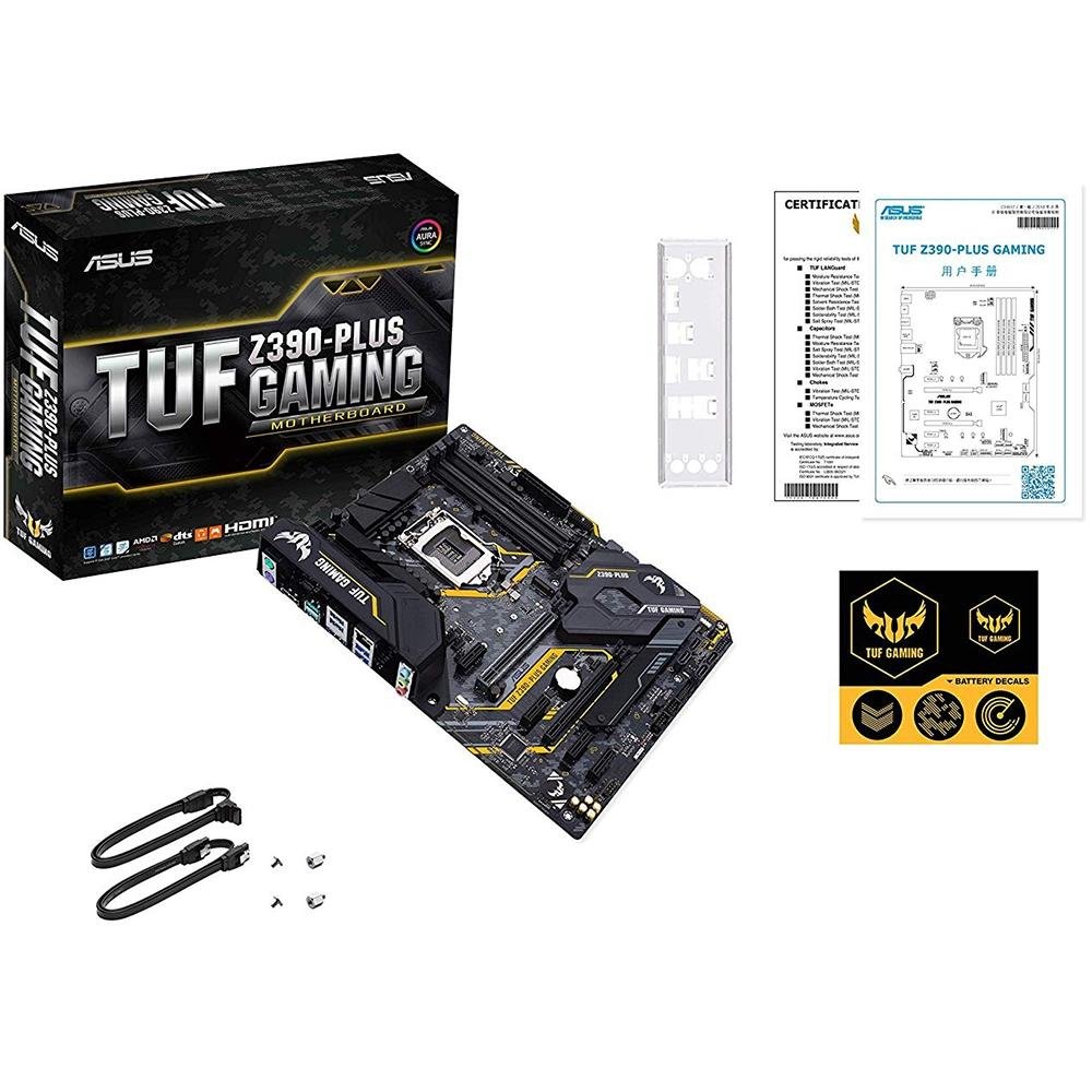 Placa-Mãe Asus para Intel - TUF Z390-PLUS GAMING| KaBuM!