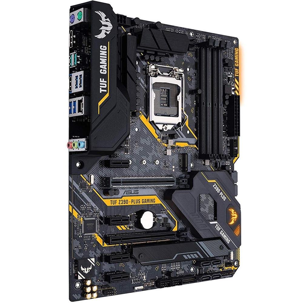 CPU Core i7 9700K+Asus TUF Z390-PLUS GAMING Placa-Mãe Asus para Intel - TUF Z390-PLUS GAMING| KaBuM!
