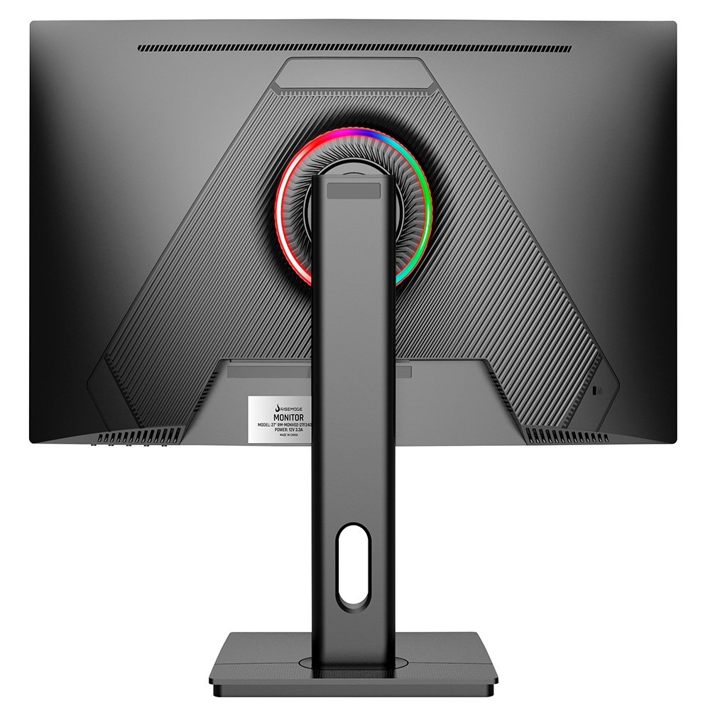 Monitor Gamer Rise Mode Nova Pro 27", QHD, 240Hz, 1ms, IPS, HDMI e DisplayPort, Altura Ajustável, Som Integrado, Preto - RM-MONV02-27F2402K-B