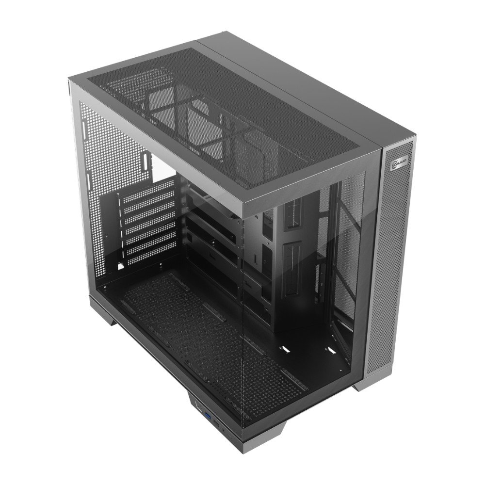 Gabinete Gamer Kalkan Asgard Evo, ATX, Mid Tower, Lateral em Vidro Temperado, Sem Fans, Preto - KLK00084 - view 3