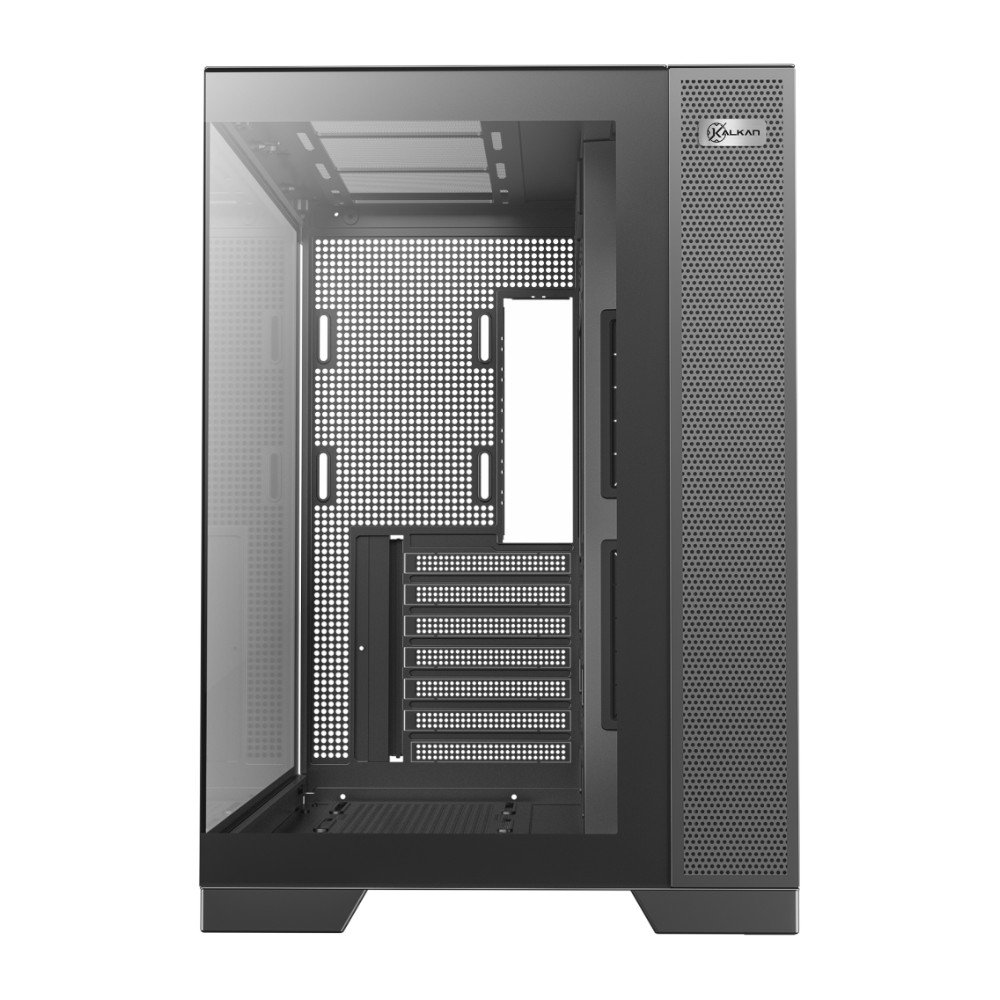 Gabinete Gamer Kalkan Asgard Evo, ATX, Mid Tower, Lateral em Vidro Temperado, Sem Fans, Preto - KLK00084 - view 5