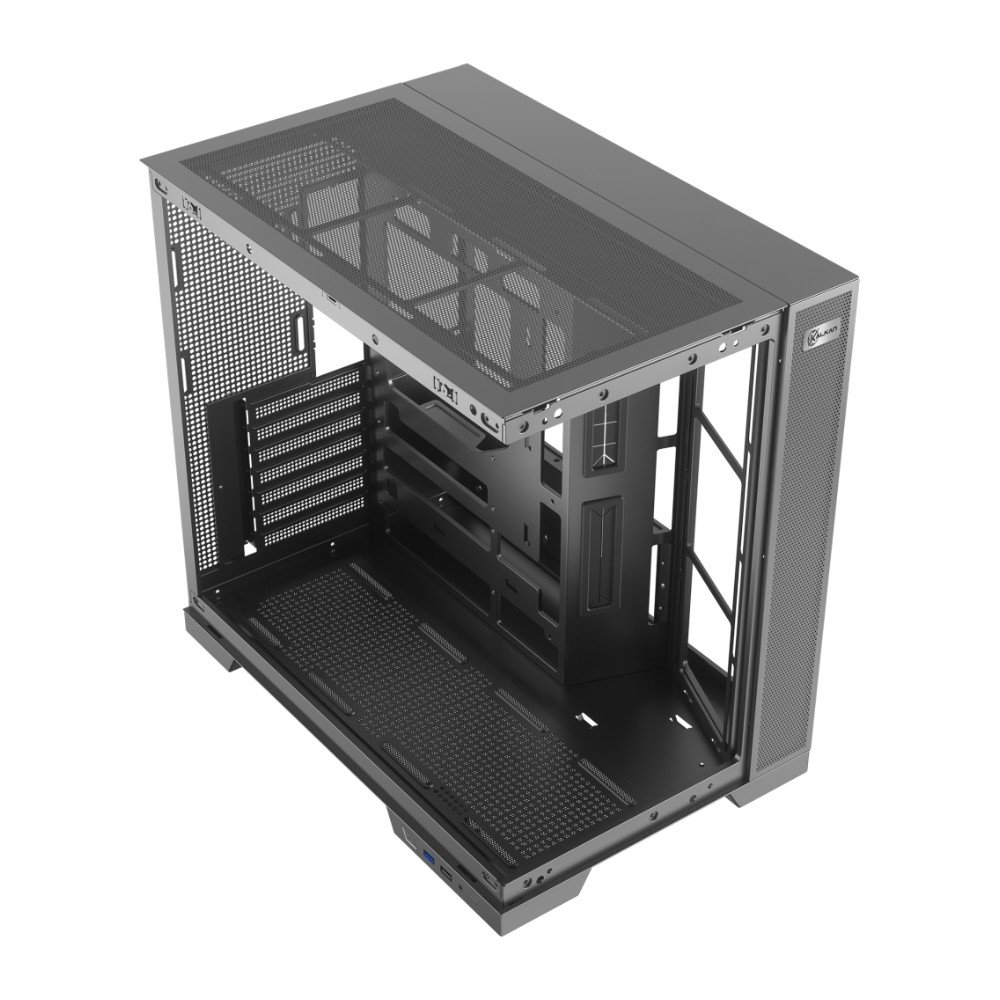 Gabinete Gamer Kalkan Asgard Evo, ATX, Mid Tower, Lateral em Vidro Temperado, Sem Fans, Preto - KLK00084 - view 9