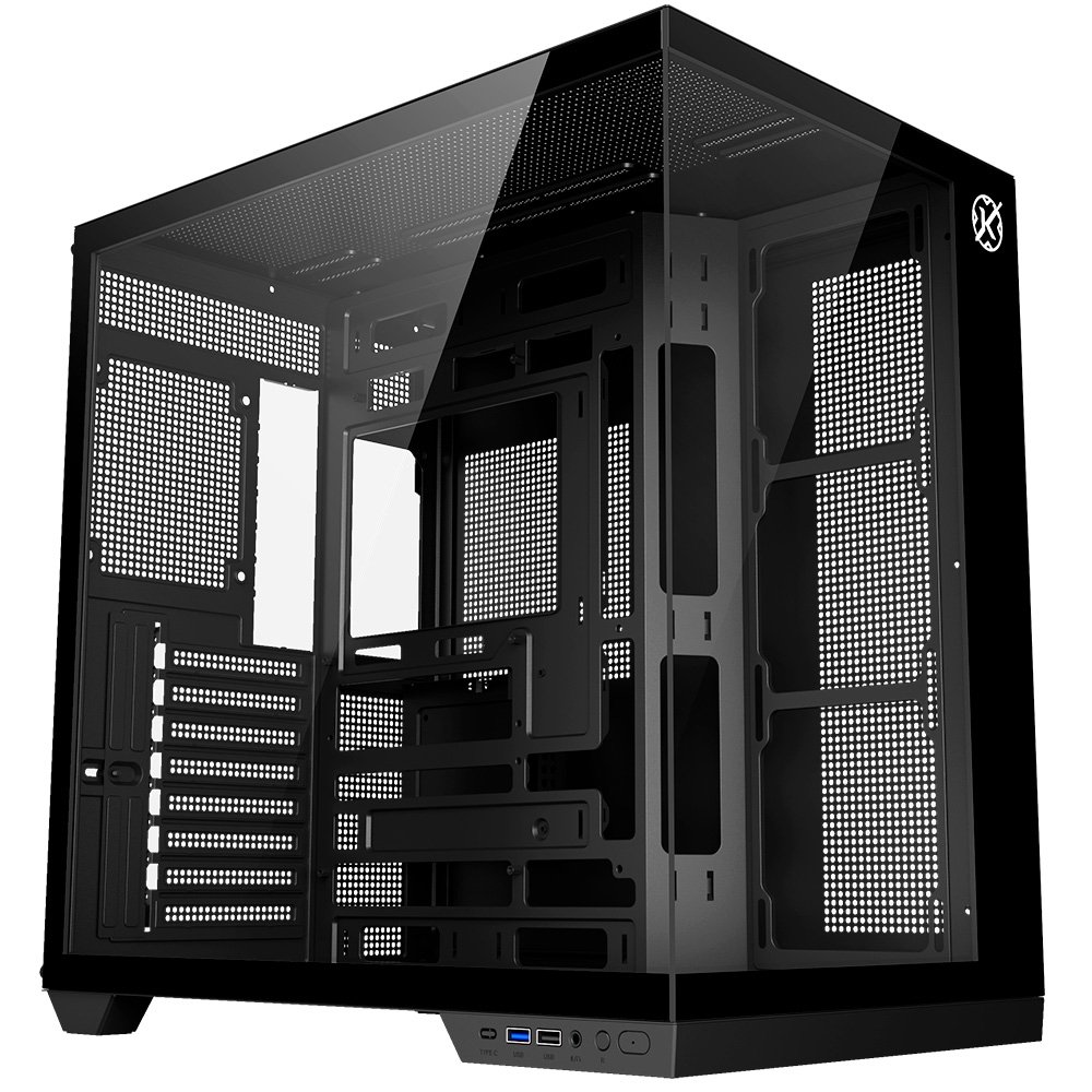 Gabinete Gamer Kalkan Skye, ATX, Mid Tower, Lateral em Vidro Temperado, Sem Fans, Preto - KLK00041 Gabinete Gamer Kalkan Skye, ATX, Mid Tower, Lateral em Vidro Temperado, Sem Fans, Preto - KLK00041