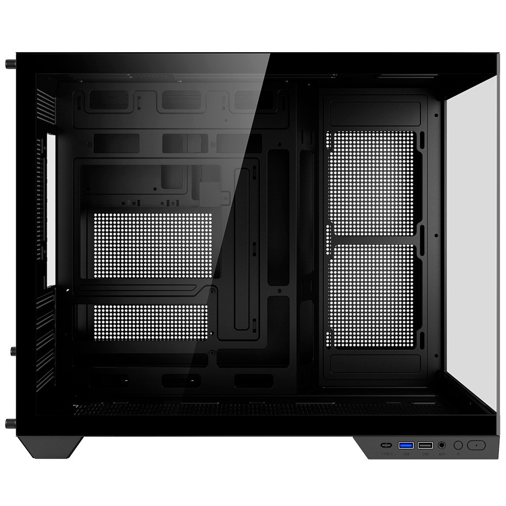 Gabinete Gamer Kalkan Saga, M-ATX, Mid Tower, Lateral em Vidro Temperado, Sem Fans, Preto - KLK00043 - view 4