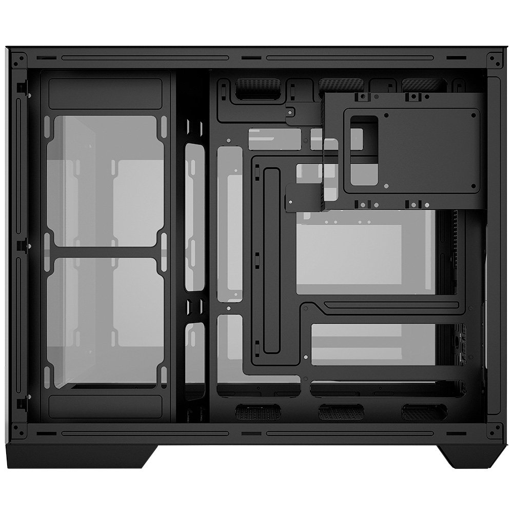 Gabinete Gamer Kalkan Saga, M-ATX, Mid Tower, Lateral em Vidro Temperado, Sem Fans, Preto - KLK00043 - view 8