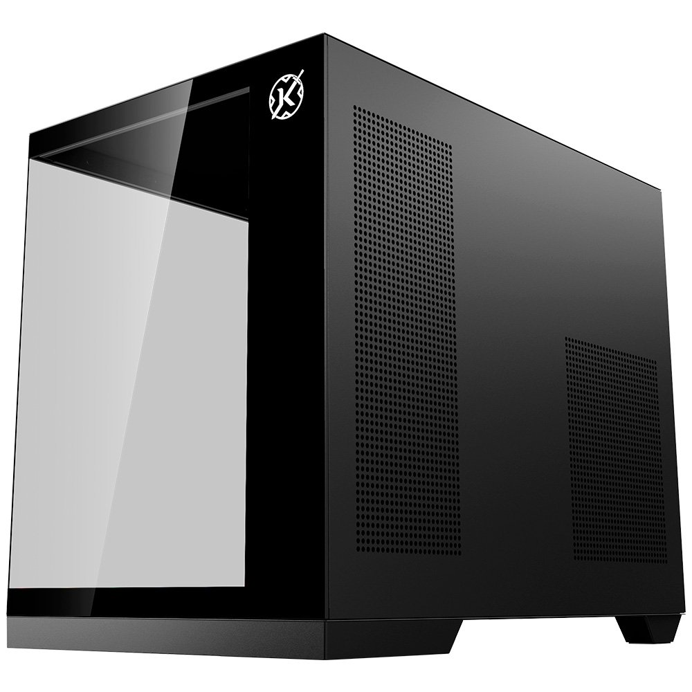 Gabinete Gamer Kalkan Saga, M-ATX, Mid Tower, Lateral em Vidro Temperado, Sem Fans, Preto - KLK00043 - view 9