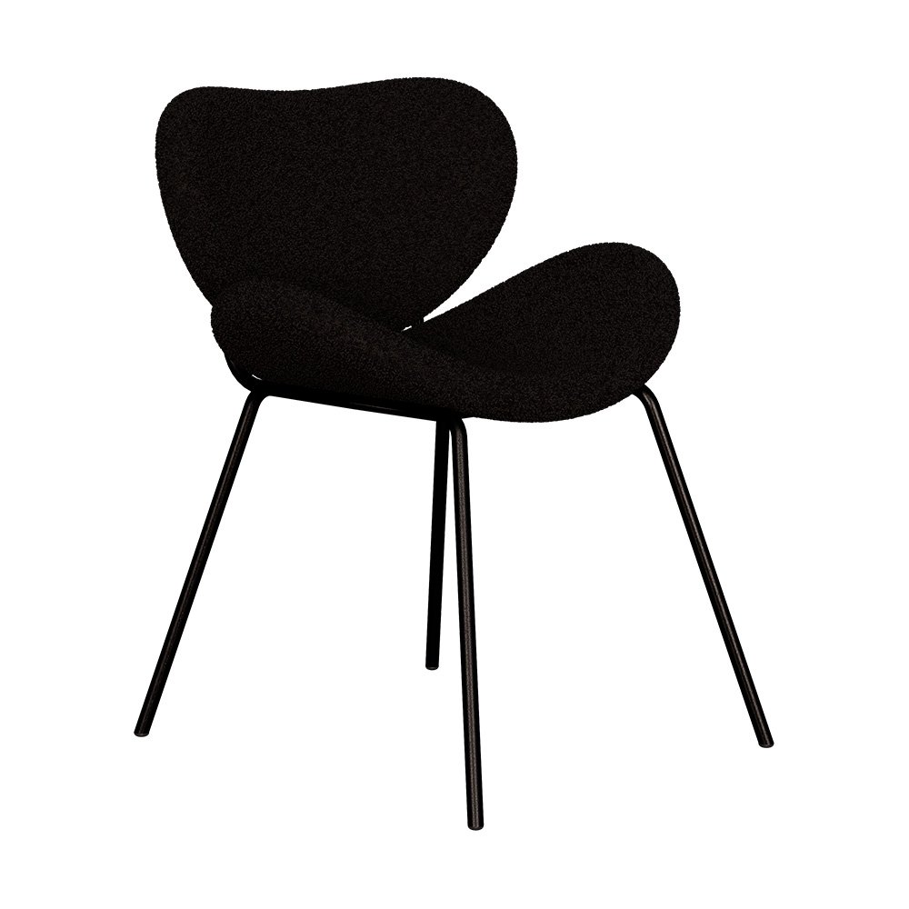 Cadeira Fixa Cimini Elements, Até 120Kg, Preta - 72362