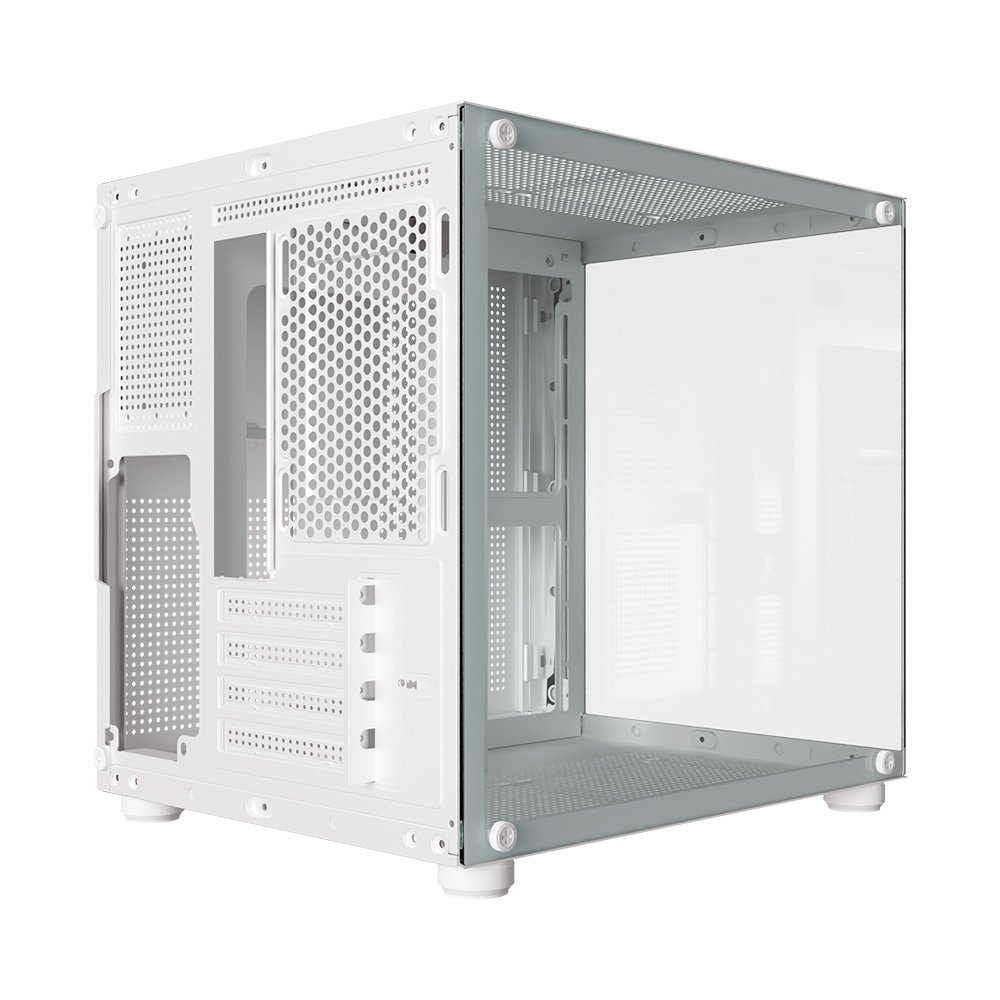 Gabinete Gamer Bluecase Pure BG-064, Micro-ATX, Mini-ITX, Lateral em Vidro, USB 3.0, Sem Fonte, Branco - BG-064WBX - view 2