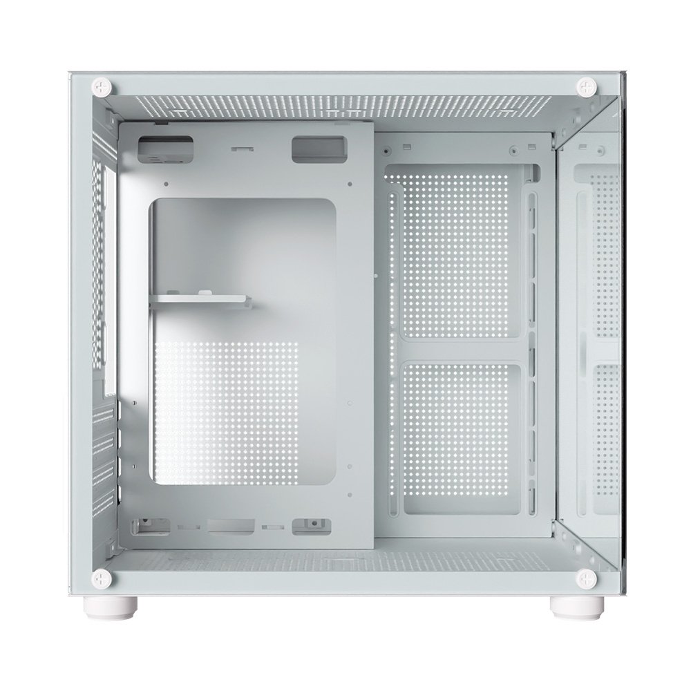 Gabinete Gamer Bluecase Pure BG-064, Micro-ATX, Mini-ITX, Lateral em Vidro, USB 3.0, Sem Fonte, Branco - BG-064WBX - view 3