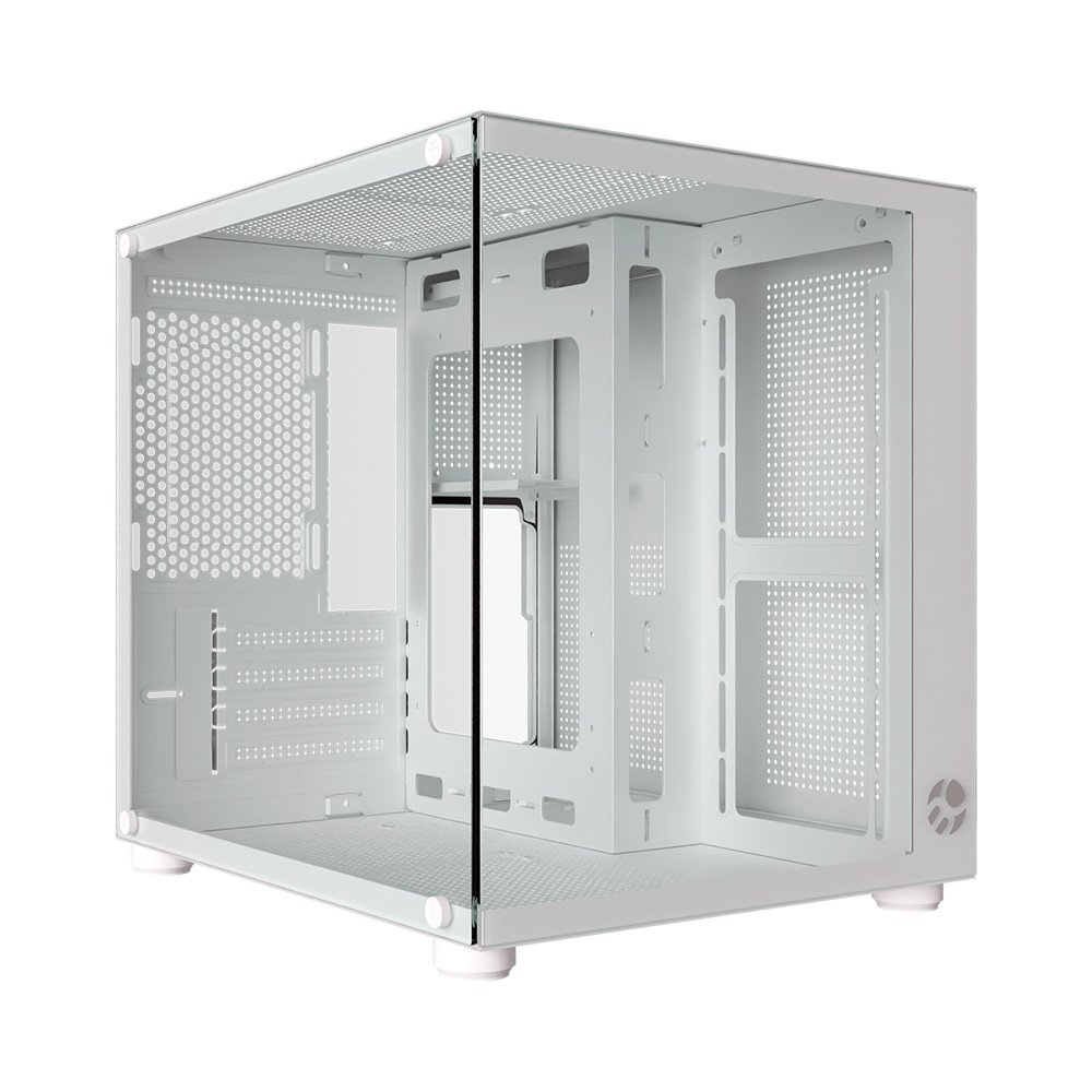 Gabinete Gamer Bluecase Pure BG-064, Micro-ATX, Mini-ITX, Lateral em Vidro, USB 3.0, Sem Fonte, Branco - BG-064WBX - view 7