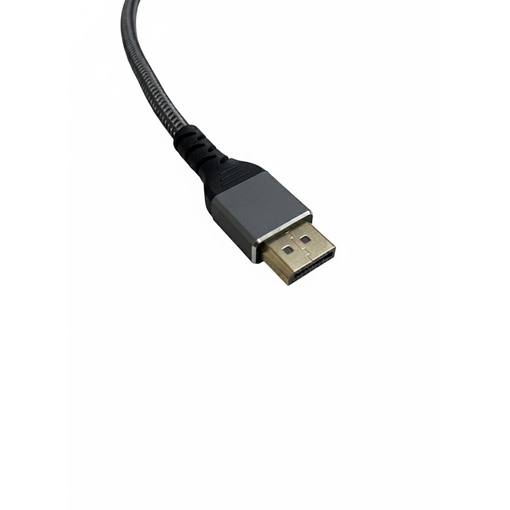 Imagem 3 de 5 do produto Cabo DisplayPort Storm Tech, 2.1, 16K 60Hz, Plugs de Metal, 1 Metro, Preto - CBDP0012