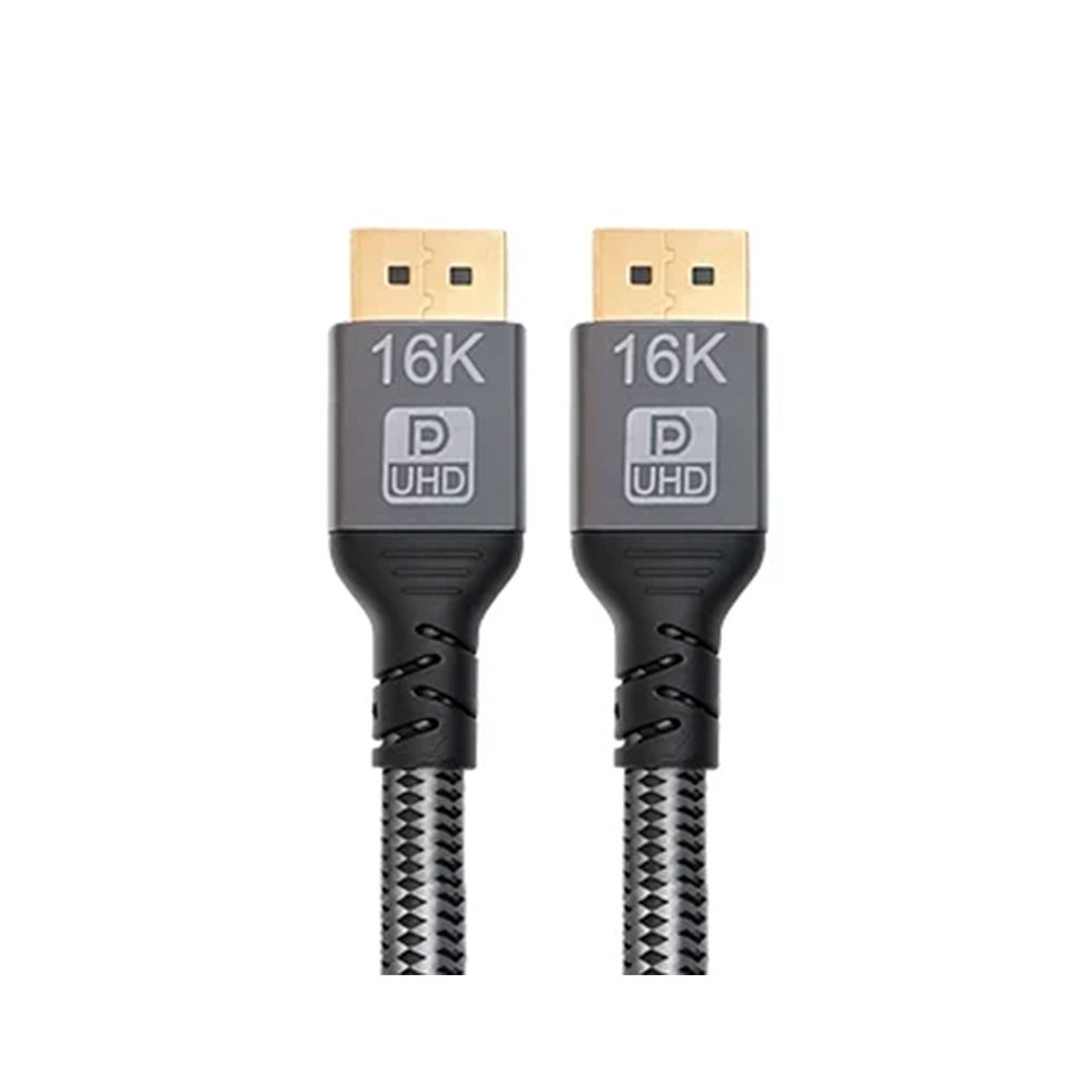 Cabo DisplayPort Storm Tech, 2.1, 16K 60Hz, Plugs de Metal, 3 Metros, Preto - CBDP0014