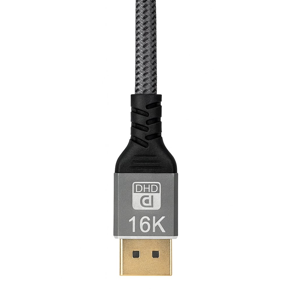 Imagem 2 de 4 do produto Cabo DisplayPort Storm Tech, 2.1, 16K 60Hz, Plugs de Metal, 3 Metros, Preto - CBDP0014