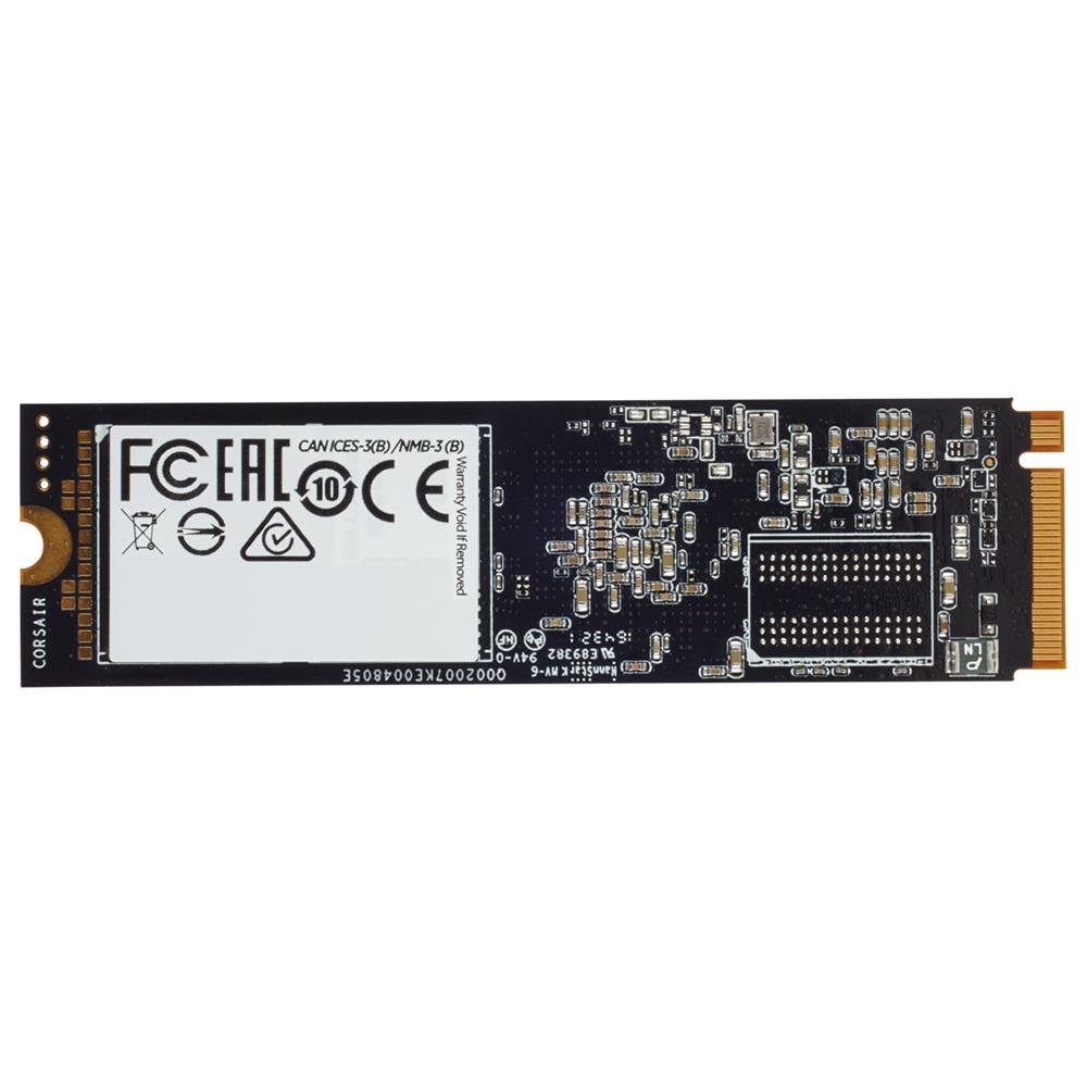 SSD Corsair Force Series MP510, 480GB, M.2 NVMe, Leitura 3480MB/s e Gravação: 2000MB/s, Preto - CSSD-F480 GBMP510 SSD Corsair Force Series MP510, 480GB, M.2 NVMe, Leitura 3480MB/s e Gravação: 2000MB/s, Preto - CSSD-F480 GBMP510