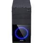 Gabinete Gamer PCYes Mercury sem Fonte, Mid Tower, USB 3.0, 1 Fan LED Azul, Preto com Lateral em Acrílico - MRCPTAZ1FCA