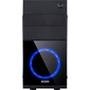 Gabinete Gamer PCYes Mercury sem Fonte, Mid Tower, USB 3.0, 1 Fan LED Azul, Preto com Lateral em Acrílico - MRCPTAZ1FCA