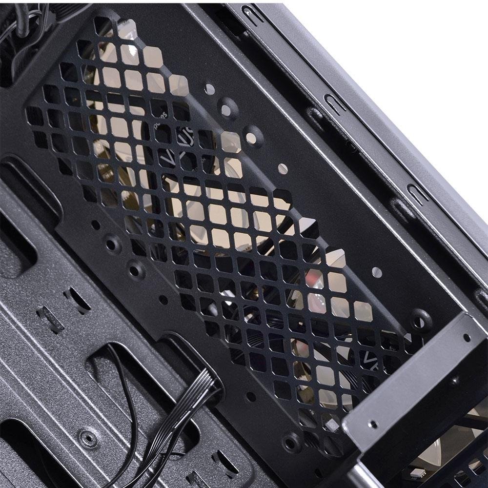 Imagem 23 de 30 do produto Gabinete Gamer PCYes Venus sem Fonte, Mid Tower, USB 3.0, 2 Fans LED 7 Cores, Preto com Lateral em Acrílico - VENPT7C2FCA
