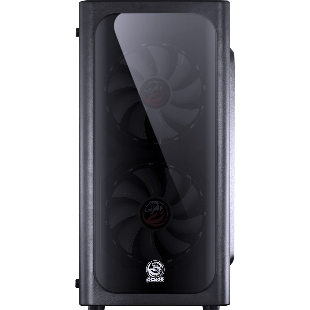 Imagem 16 de 30 do produto Gabinete Gamer PCYes Venus sem Fonte, Mid Tower, USB 3.0, 2 Fans LED 7 Cores, Preto com Lateral em Acrílico - VENPT7C2FCA