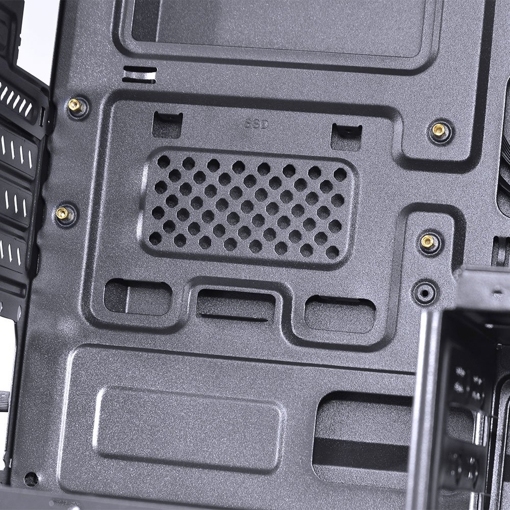 Imagem 18 de 30 do produto Gabinete Gamer PCYes Venus sem Fonte, Mid Tower, USB 3.0, 2 Fans LED 7 Cores, Preto com Lateral em Acrílico - VENPT7C2FCA
