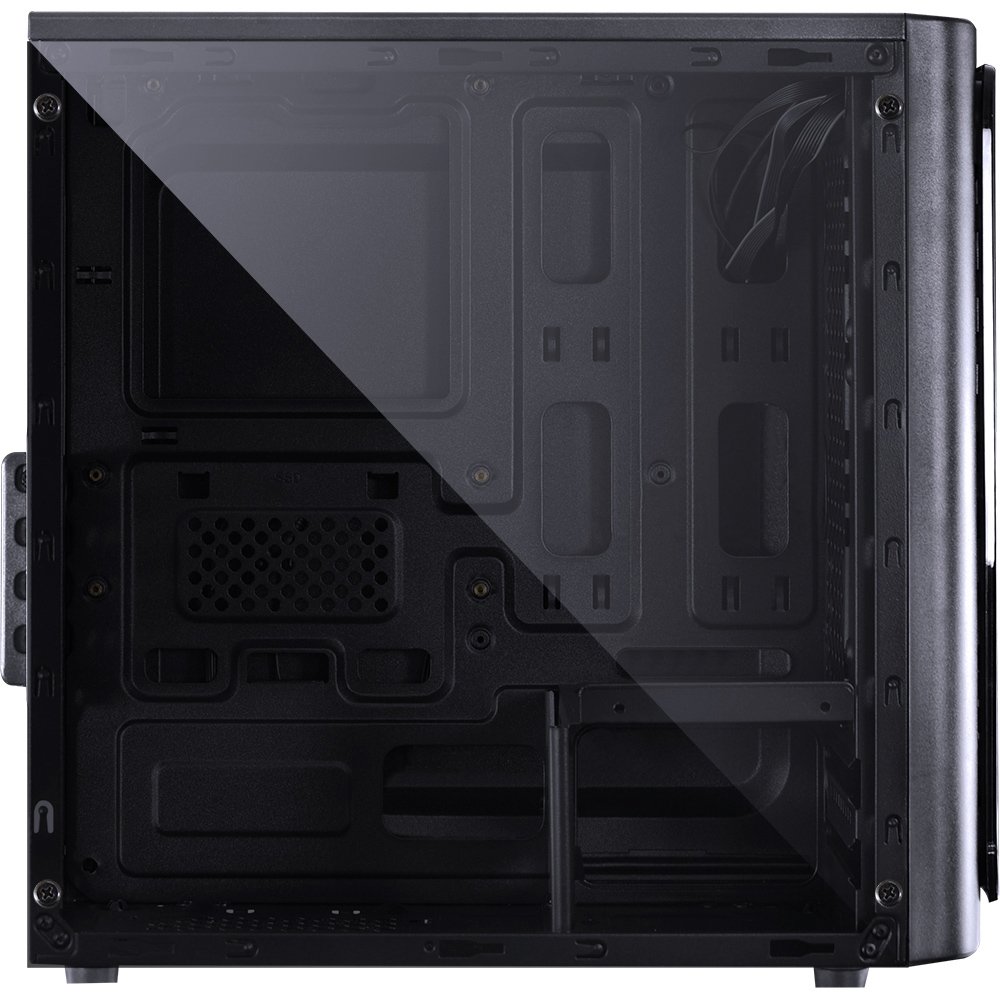 Imagem 17 de 30 do produto Gabinete Gamer PCYes Venus sem Fonte, Mid Tower, USB 3.0, 2 Fans LED 7 Cores, Preto com Lateral em Acrílico - VENPT7C2FCA