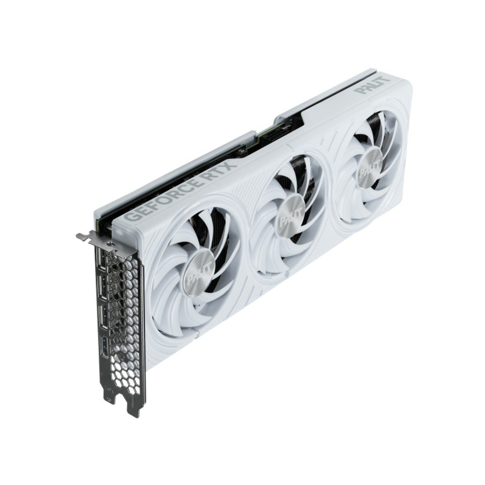 Placa de Video Palit GeForce RTX 5070 WHITE OC 12GB GDDR7 192bit 3-DP e HDMI - NE75070U19K9-GB2050W Placa de Video Palit GeForce RTX 5070 WHITE OC 12GB GDDR7 192bit 3-DP e HDMI - NE75070U19K9-GB2050W