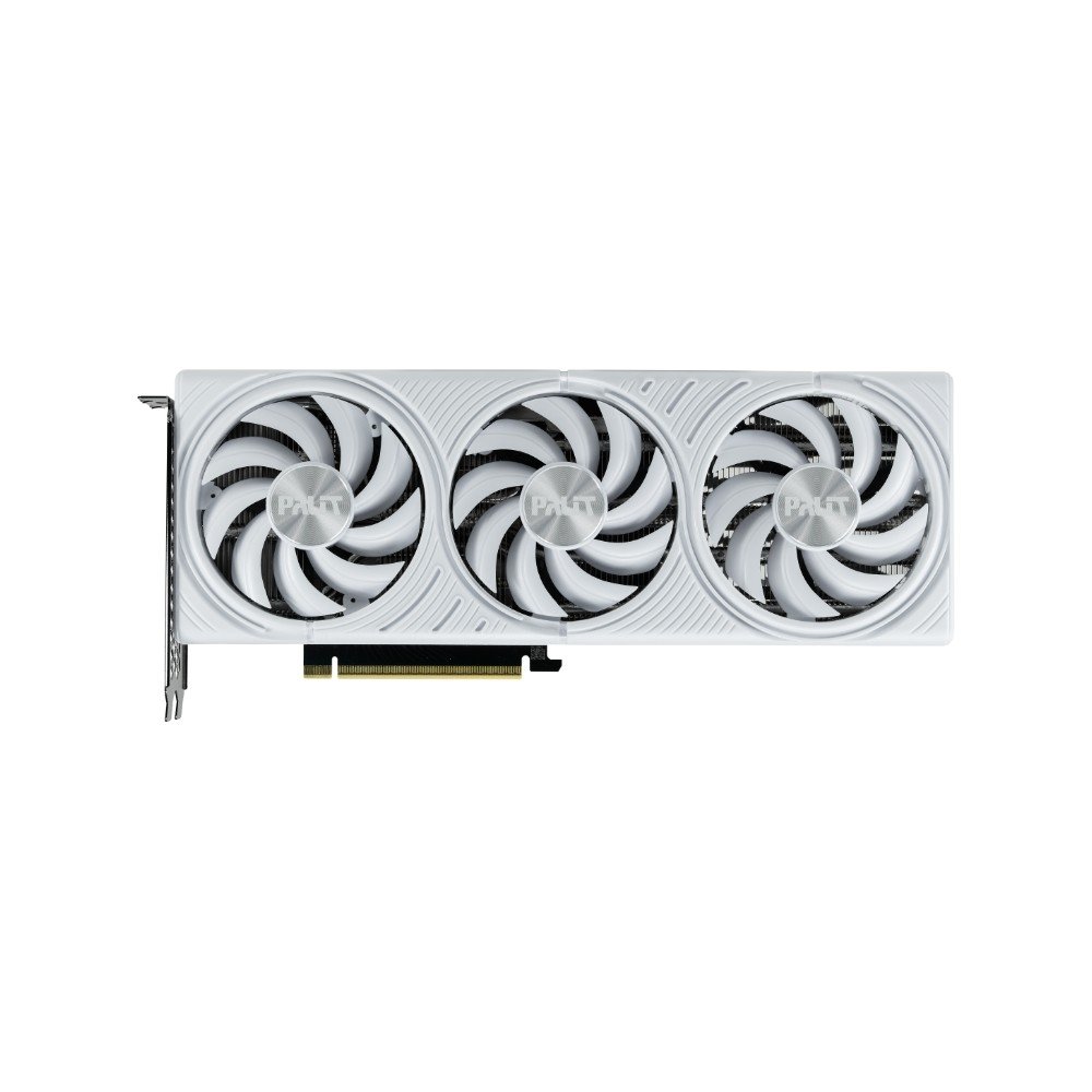 Placa de Video Palit GeForce RTX 5070 WHITE OC 12GB GDDR7 192bit 3-DP e HDMI - NE75070U19K9-GB2050W Placa de Video Palit GeForce RTX 5070 WHITE OC 12GB GDDR7 192bit 3-DP e HDMI - NE75070U19K9-GB2050W