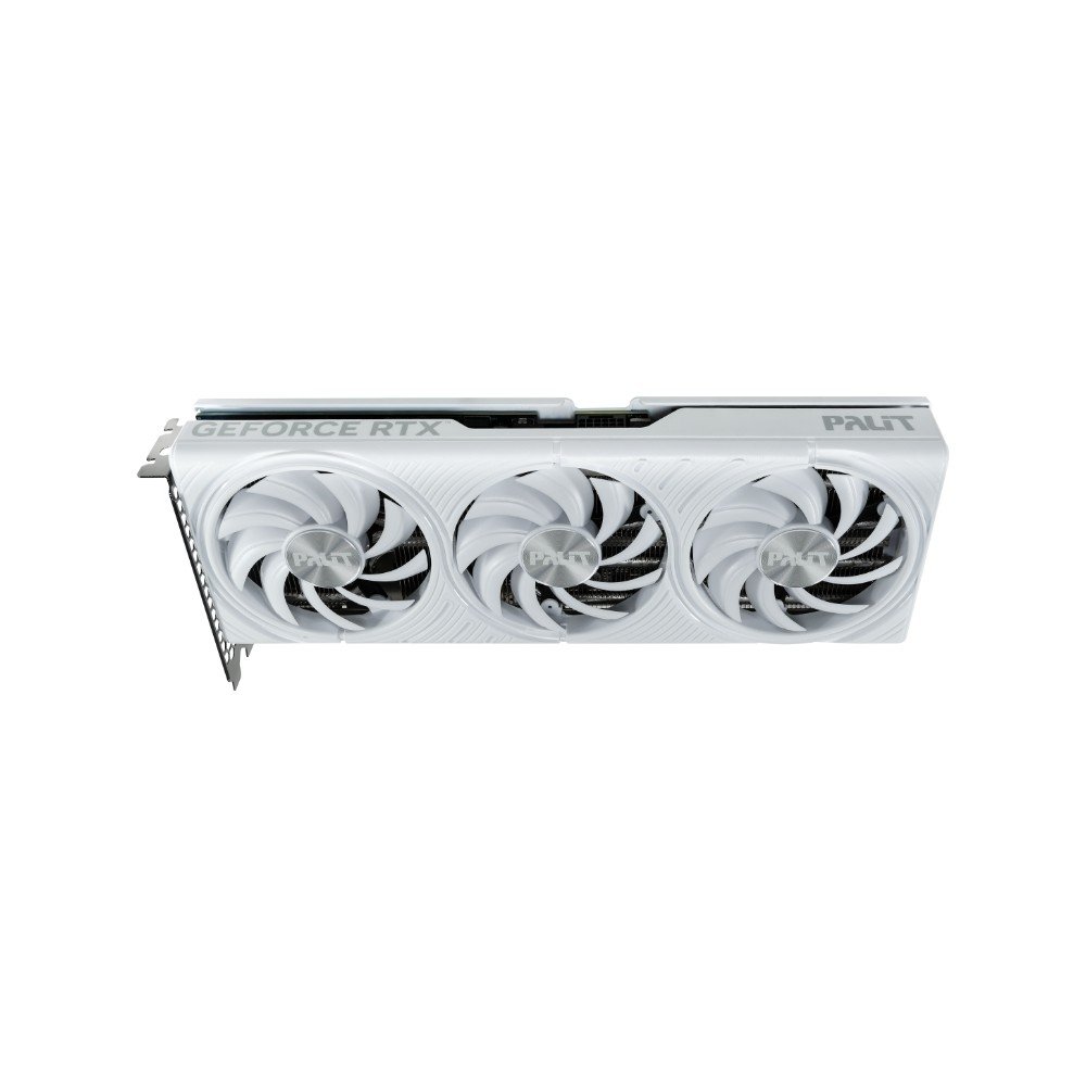 Placa de Video Palit GeForce RTX 5070 WHITE OC 12GB GDDR7 192bit 3-DP e HDMI - NE75070U19K9-GB2050W Placa de Video Palit GeForce RTX 5070 WHITE OC 12GB GDDR7 192bit 3-DP e HDMI - NE75070U19K9-GB2050W
