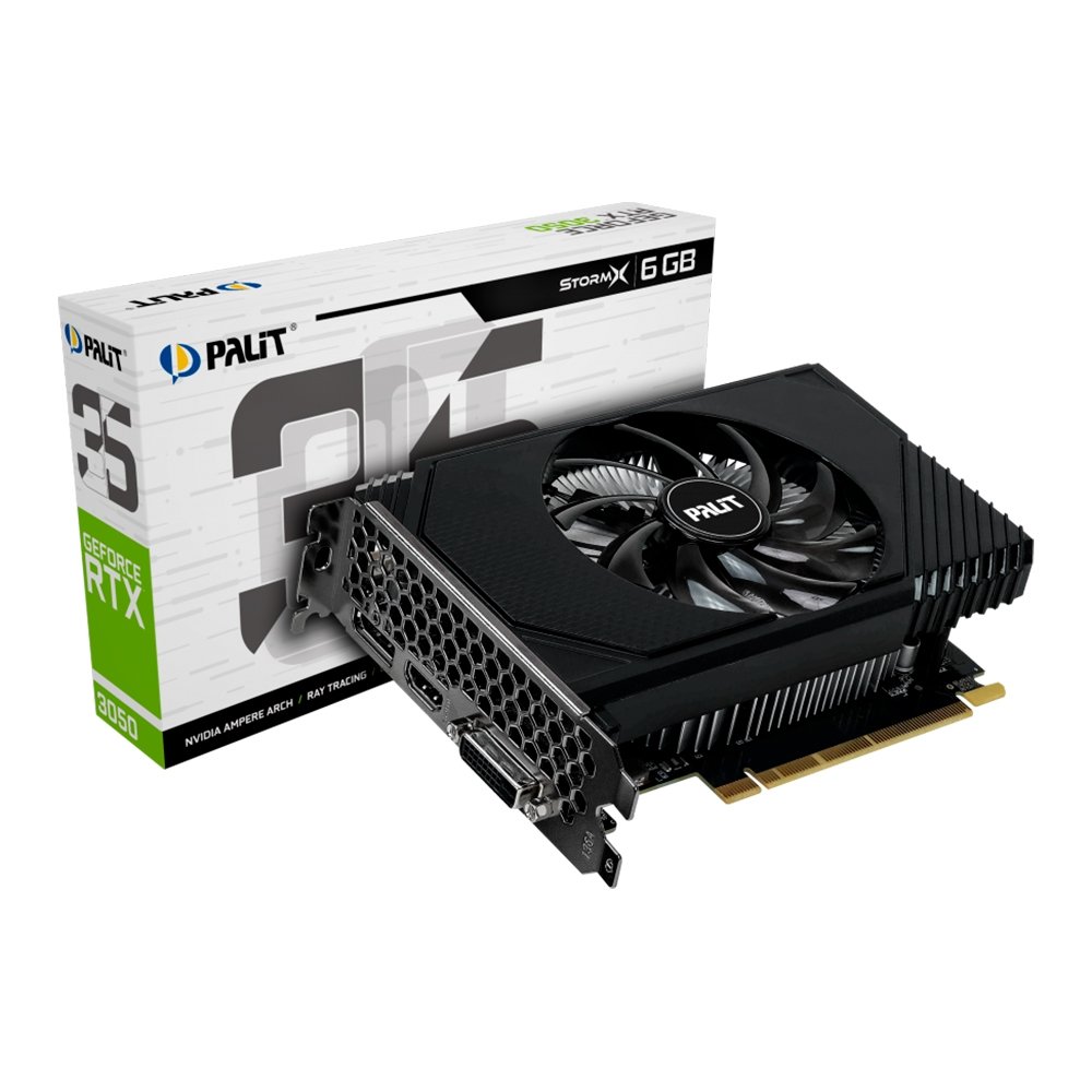 Placa de Video Palit RTX 3050 STORMX NVIDIA GeForce, 6GB, GDDR6, 96bit DVI HDMI e DP - NE63050018JE-1072F - view 6