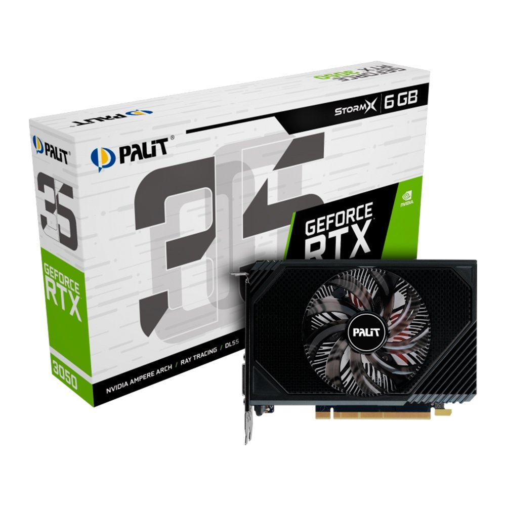 グラフィックボード・グラボ・ビデオカード PALIT NVIDIA GeForce RTX 3050 StormX 8GB Placa de Vídeo RTX 3050 StormX 6GB Palit | KaBuM!