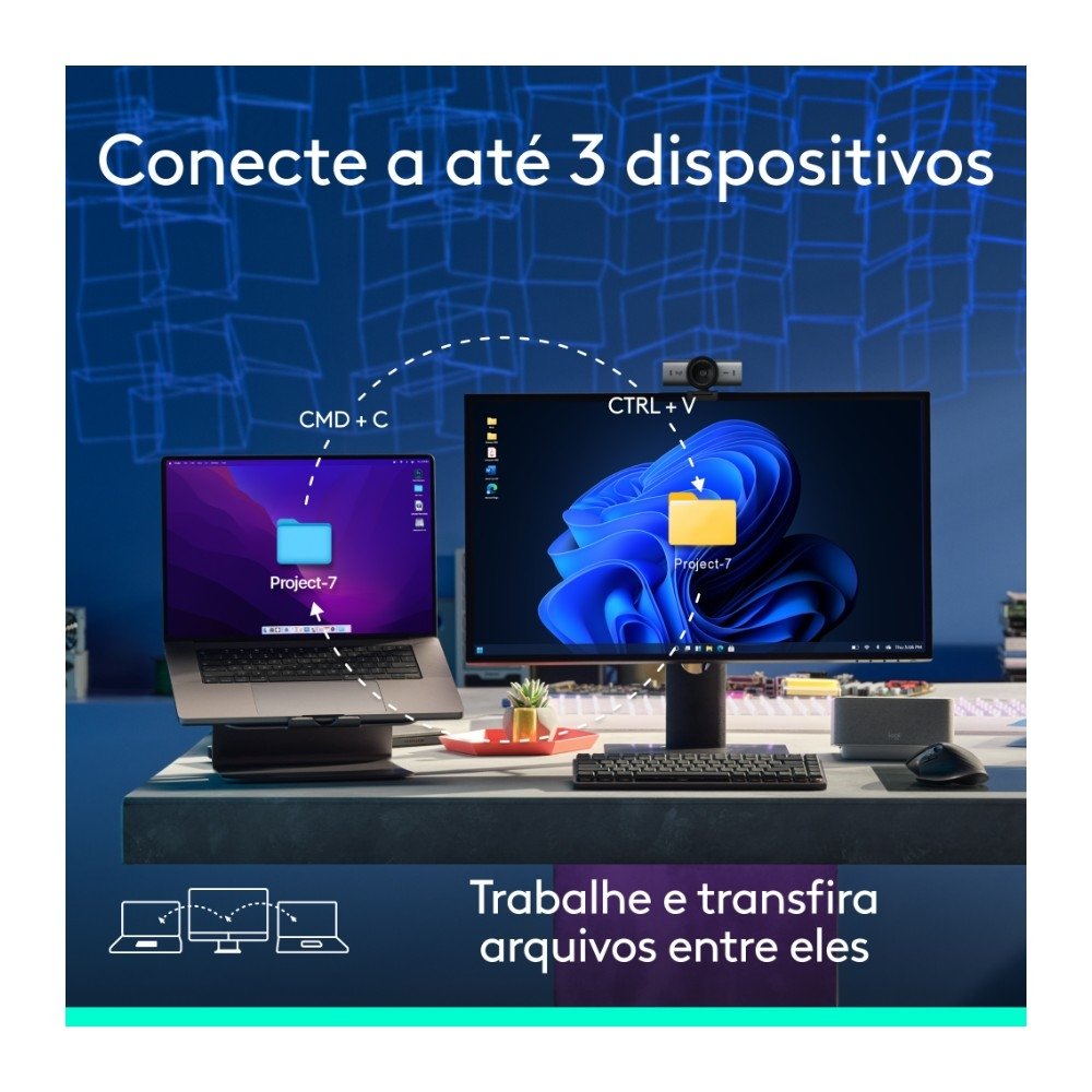 Imagem 8 de 10 do produto Mouse Logitech Mx Master 3s Bluetooth Edition, Conexão por Bluetooth, Rolagem ultra-rápida, 8K DPI, Clique Silencioso, Grafite - 910-007502