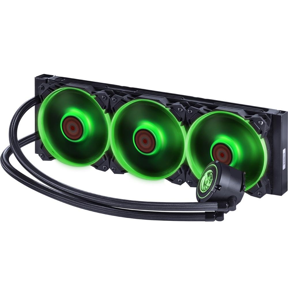 Imagem 2 de 7 do produto Water Cooler PCYes Nix RGB 360mm, 3 Fans, Preto - PWC360H40PTRGB