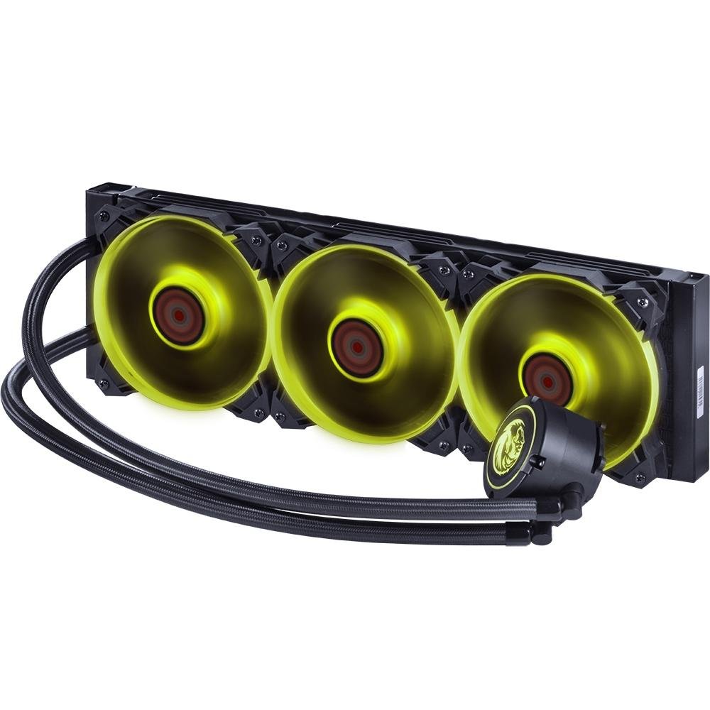 Imagem 6 de 7 do produto Water Cooler PCYes Nix RGB 360mm, 3 Fans, Preto - PWC360H40PTRGB