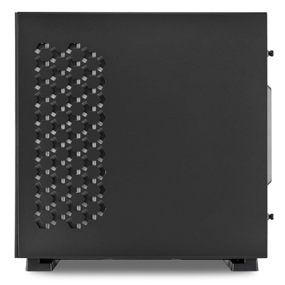 Imagem 7 de 9 do produto Gabinete Gamer Sharkoon Pure Steel sem Fonte, Mid Tower, USB 3.0, 4 Fans RGB, Preto com Lateral em Vidro - PURE STEEL RGB ATX