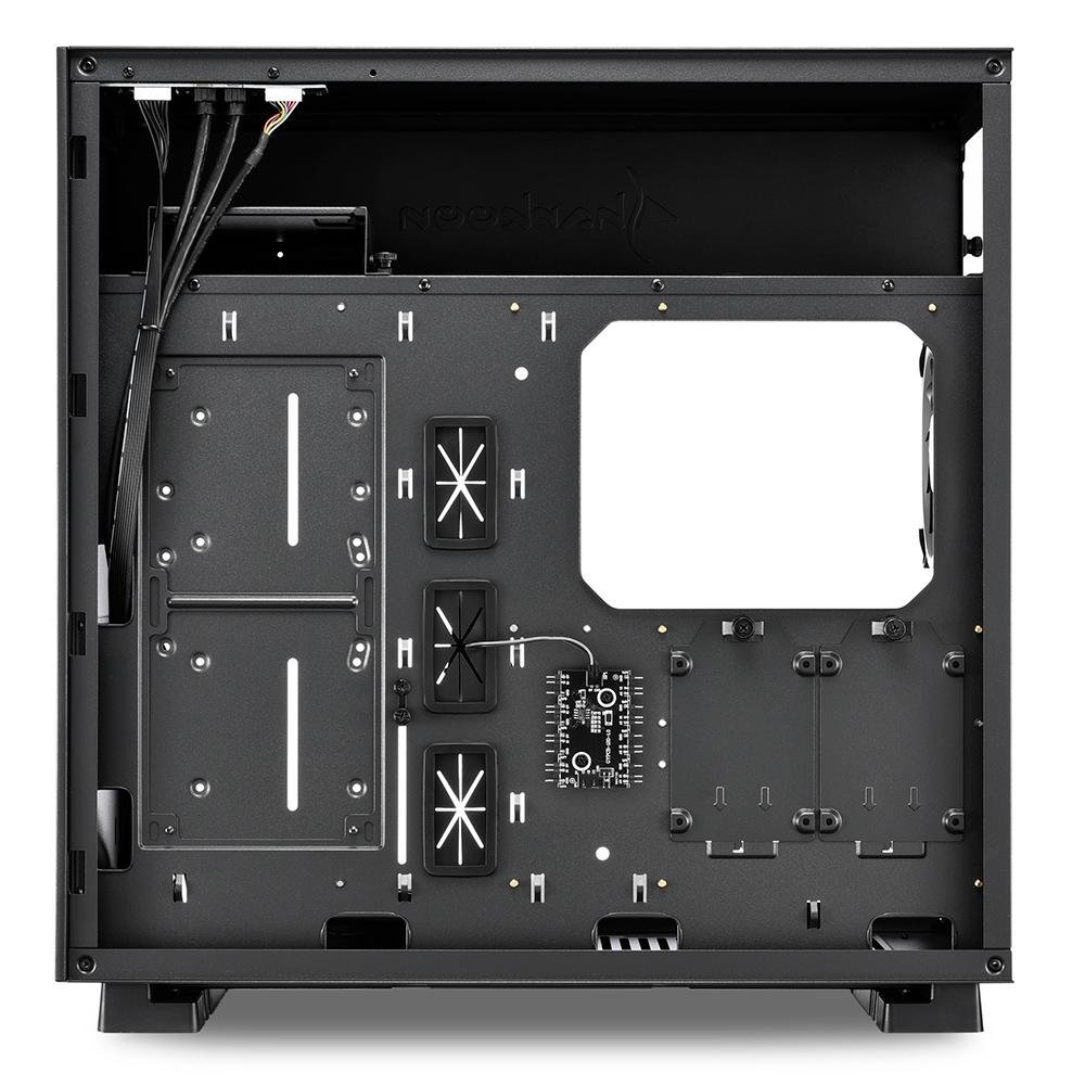 Imagem 5 de 9 do produto Gabinete Gamer Sharkoon Pure Steel sem Fonte, Mid Tower, USB 3.0, 4 Fans RGB, Preto com Lateral em Vidro - PURE STEEL RGB ATX