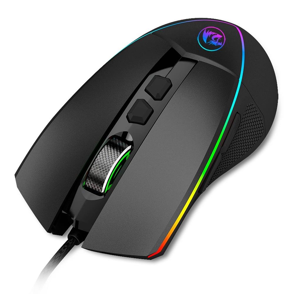 Imagem 8 de 8 do produto Mouse Gamer Redragon Emperor Chroma RGB, 12400DPI - M909-RGB