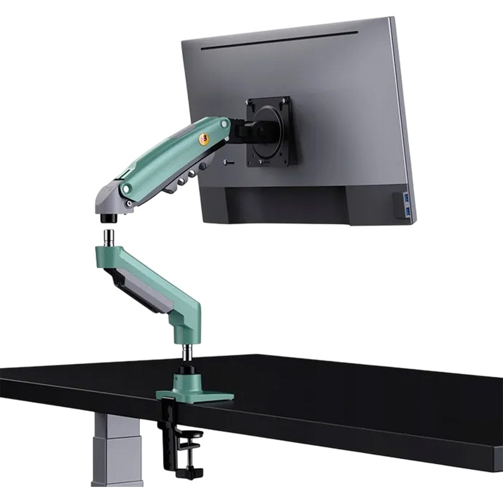 Suporte de Mesa Articulado para Monitor de 17 a 30 North Bayou, Ajustes com Pistão a Gás, Verde - F80-XK NB