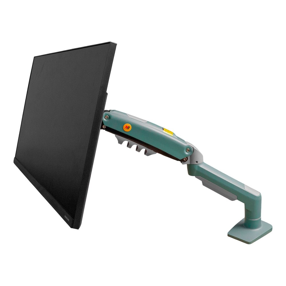 Imagem 3 de 12 do produto Suporte de Mesa Articulado para Monitor de 17" a 30" North Bayou, Ajustes com Pistão a Gás, Verde - F80-XK NB