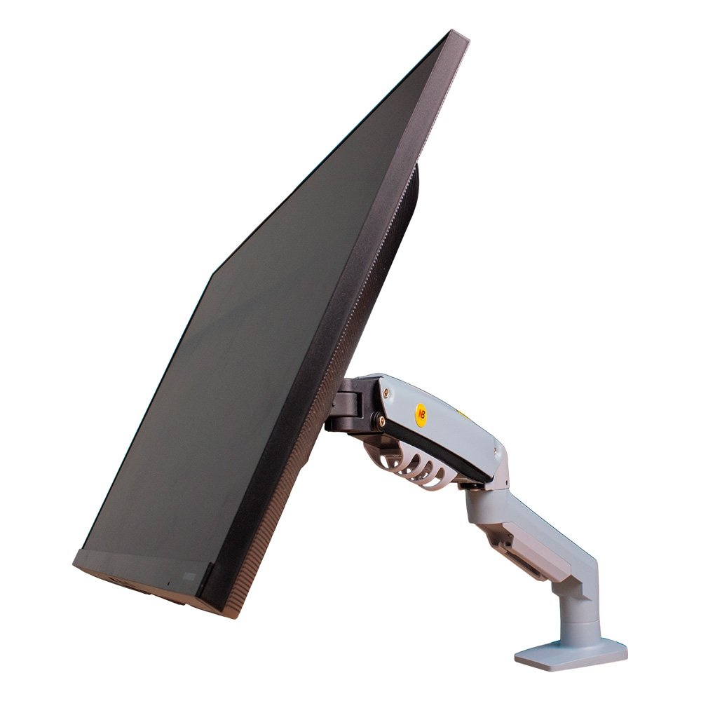 "Suporte de Mesa Articulado para Monitor de 17"" a 30"" ( Balão.info) Bayou, Ajustes com Pistão a Gás, Cinza - F80-XV NB" - view 3