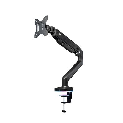 Suporte de Mesa Articulado Gamer para Monitor de 17" a 35" PIX, com Pistão a Gás e HUB USB-C/A, RGB, Preto - PX-GG9-S
