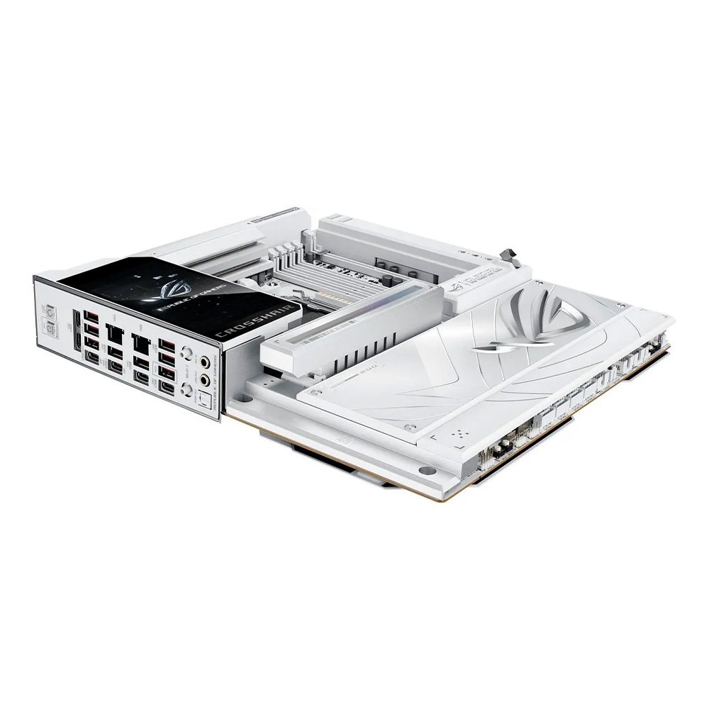 Imagem 8 de 8 do produto Placa Mãe ASUS ROG CROSSHAIR X870E GLACIAL, AMD, AM5, ATX, DDR5, Wi-fi 7, Bluetooth, Branco - 90MB1NQ0-M0EAY0