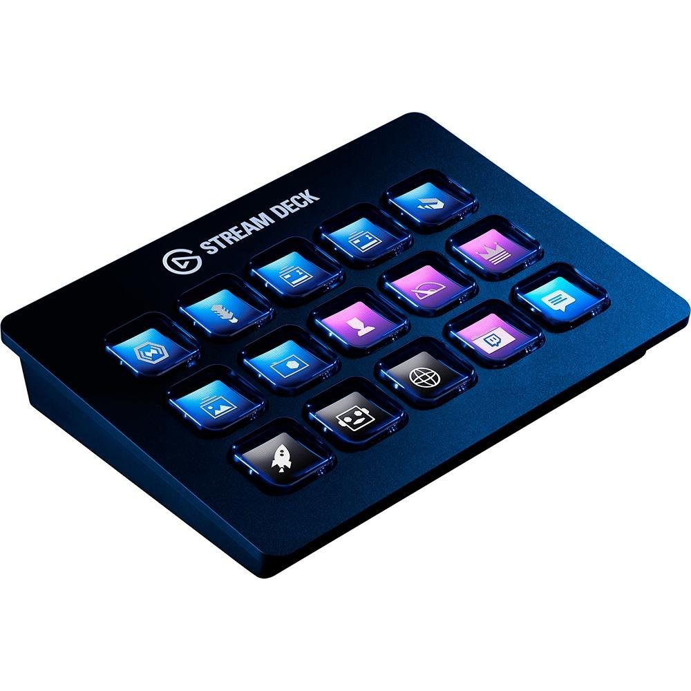Stream Deck Elgato Médio 15 Teclas, Preto | KaBuM!