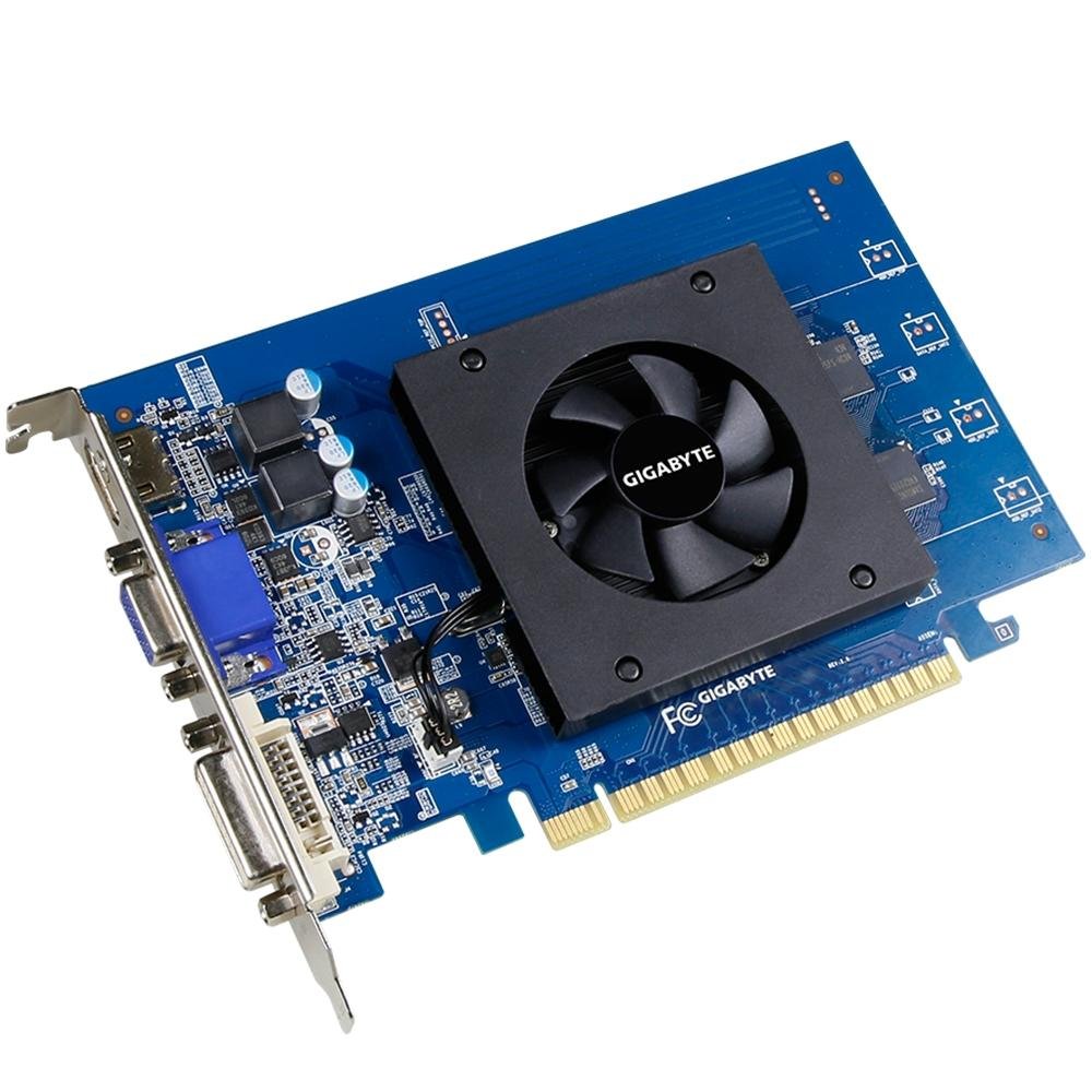 Placa de Vídeo Gigabyte NVIDIA GeForce GT 710 1GB, GDDR5 - GV-N710D5-1GI Placa de Vídeo Gigabyte NVIDIA GeForce GT 710 1GB, GDDR5 - GV-N710D5-1GI