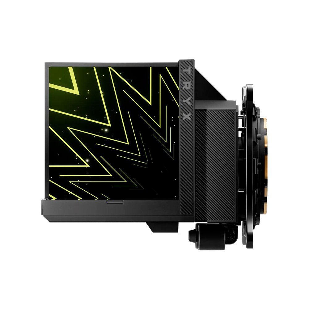 Water Cooler para Processador TRYX Stage, ARGB, 360mm, com Tela Dupla IPS 4", Preto - L-S360A-DM3M-G0K