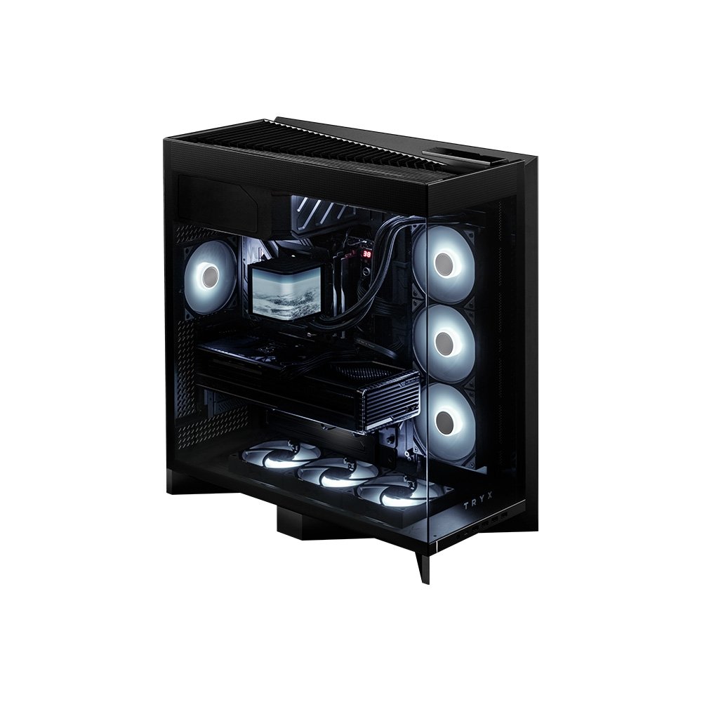 Imagem 11 de 15 do produto Gabinete Gamer TRYX Luca L70, Full-Tower, E-ATX, com Vidro Temperado, Preto, Sem Fonte - C-L700N-NN0H-G0K
