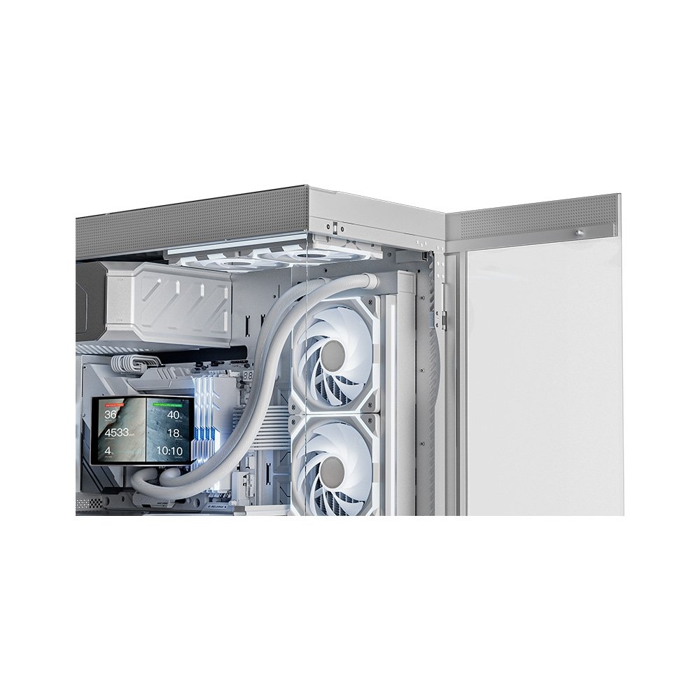 Imagem 11 de 13 do produto Gabinete Gamer TRYX Luca L70, Full-Tower, E-ATX, com Vidro Temperado, Branco, Sem Fonte - C-L700N-NN0H-G0W