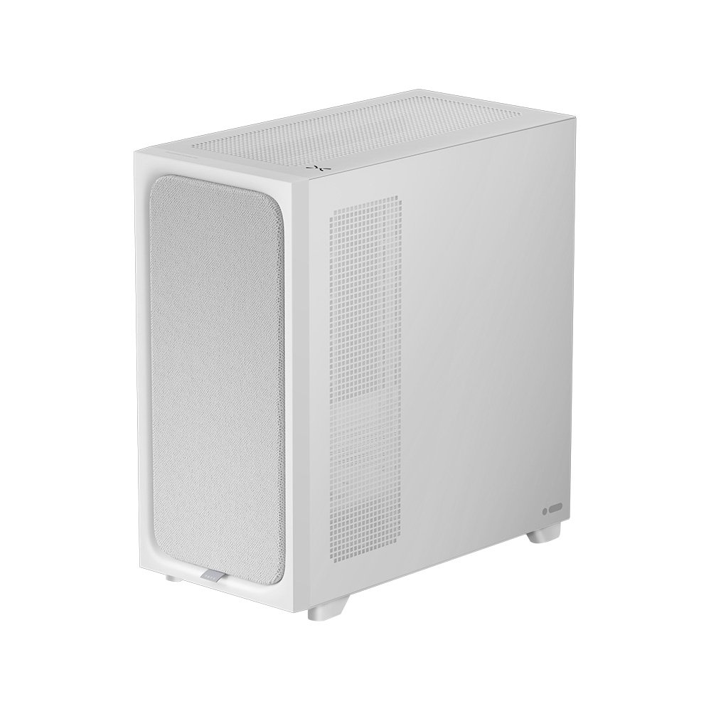 Imagem 3 de 8 do produto Gabinete Gamer TRYX Flova F50, Mid-Tower, ATX, com Fan Cross-Flow e Vidro Temperado, Branco, Sem Fonte - C-F500F-FM1E-G0W